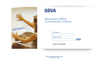 Tablet Screenshot of comunicacion.bbva.com