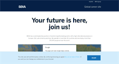 Desktop Screenshot of careers.bbva.com