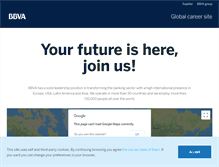 Tablet Screenshot of careers.bbva.com